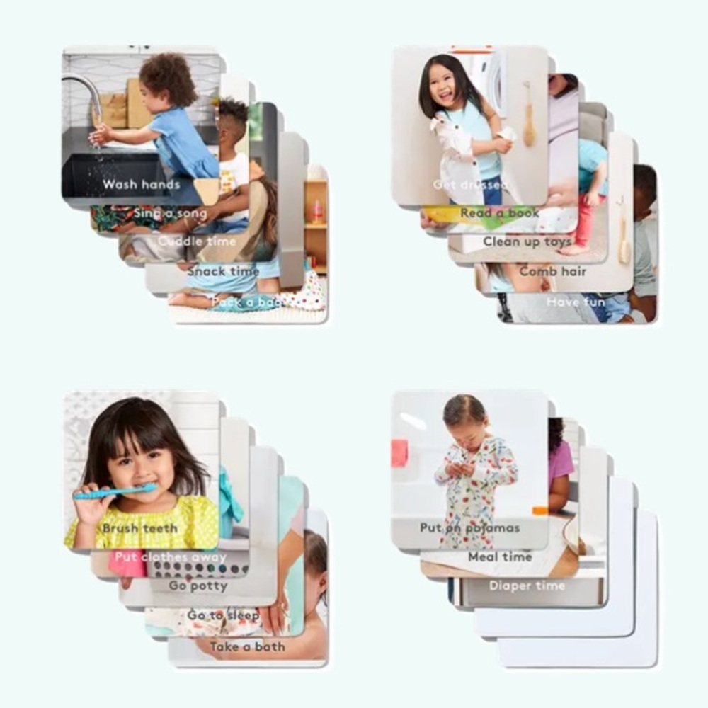 Lovevery Let's Map It Out Routine Cards ( Helper Play Kit - Months 25, 26, 27)